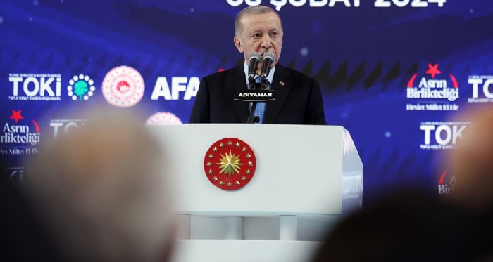 Cumhurbakan Erdoan, Deprem Konutlar Kura ve Anahtar Teslim Treninde aklamalarda bulundu
