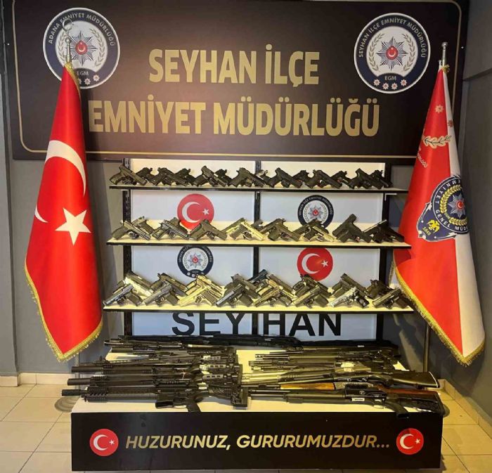 Seyhan polislerinden yeni rekor: 7 gnde 65 ruhsatsz tabanca ele geirdiler