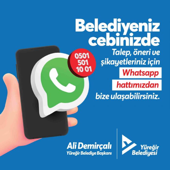 Yreirde Whatsapp letiim Hatt kuruldu