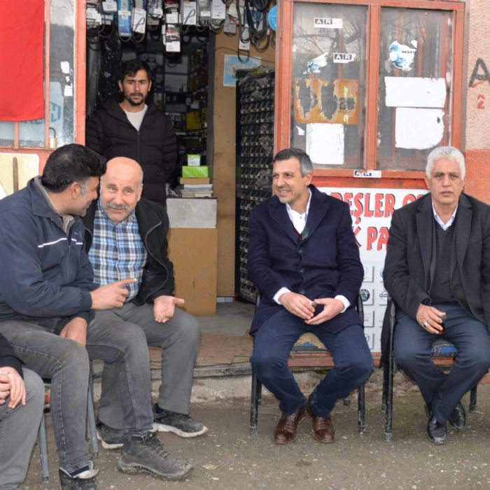 Glba Belediye Bakan Aday Hakan Toyda, Glba Kk Sanayi Sitesini Ziyaret Etti