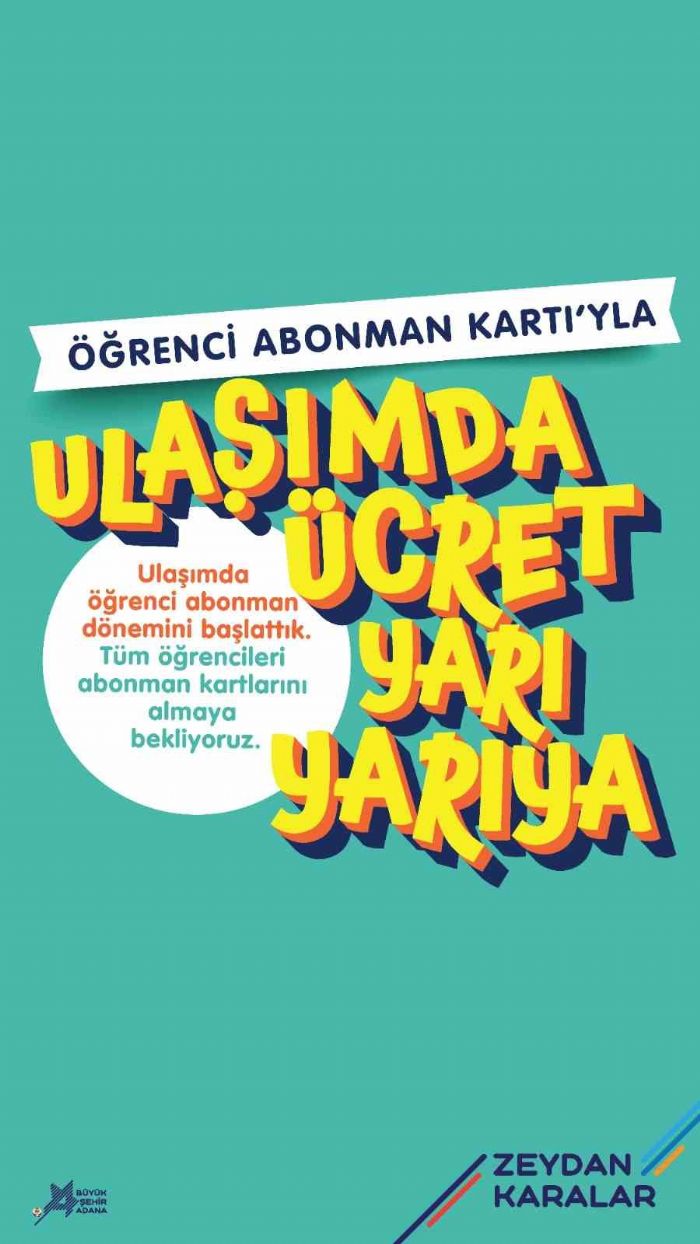 Adana Bykehir Belediyesinden renciye ulamda byk destek