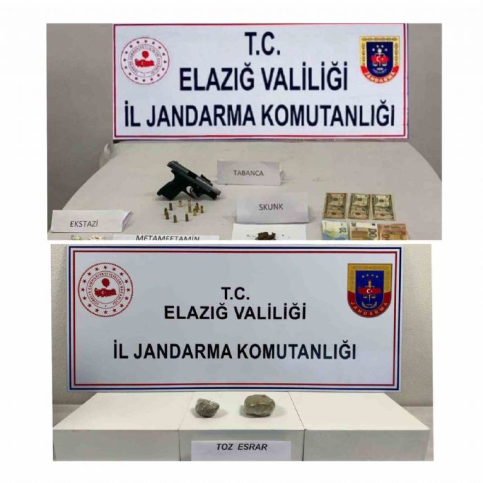 Elazda uyuturucu taciri 3 pheli yakaland