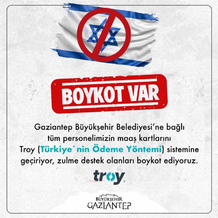 Gaziantep Bykehir Troy karta geiyor