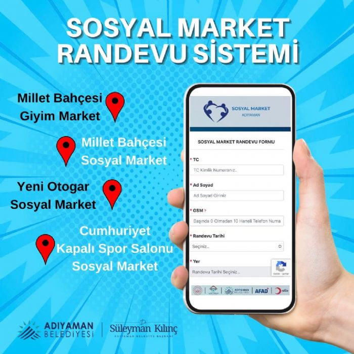 Sosyal Marketlerde Randevu Sistemine Geildi