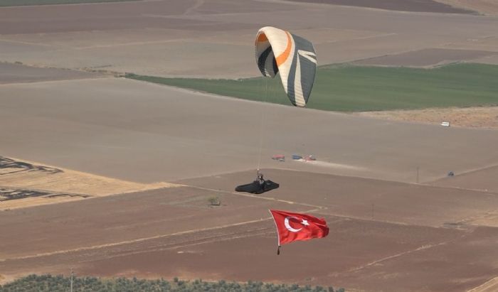 Yama parat festivalinde adrenalin dolu anlar yaand