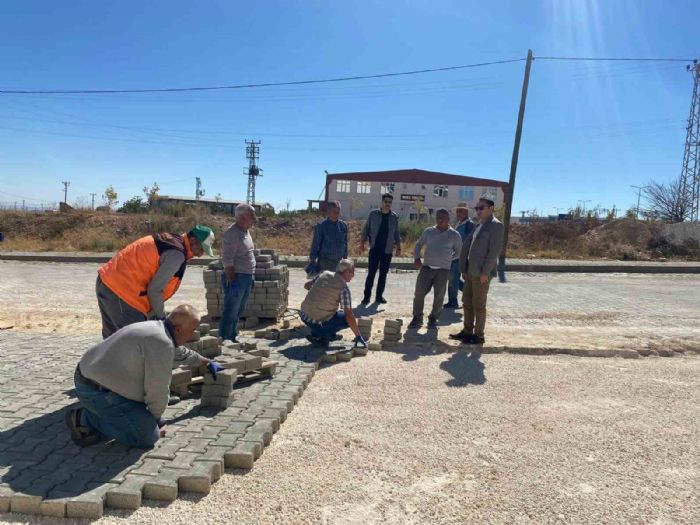 Kaymakam Partal, yol yapm almalarn inceledi