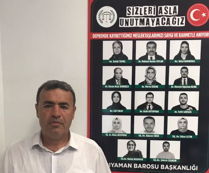 Av.Ahmet Ik: Depremde 15 Meslektamz vefat etti