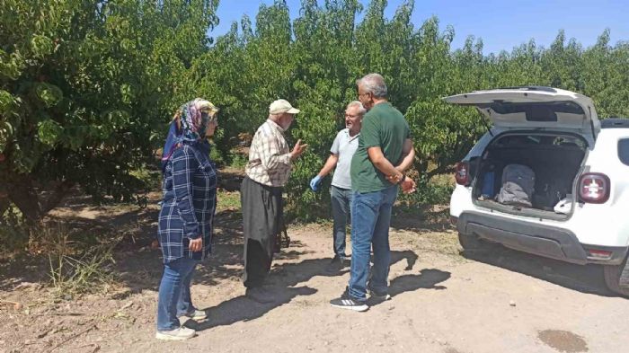 Elazda eftali bahelerinde zararl kontrolleri devam ediyor