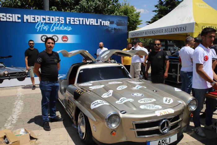 Classic Mercedes Festivali Gaziantepte yapld