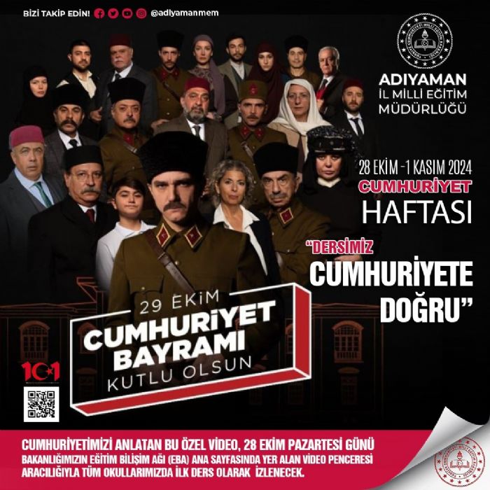 Cumhuriyet Haftasnn lk Dersi, Dersimiz Cumhuriyete Doru Filmiyle Balad