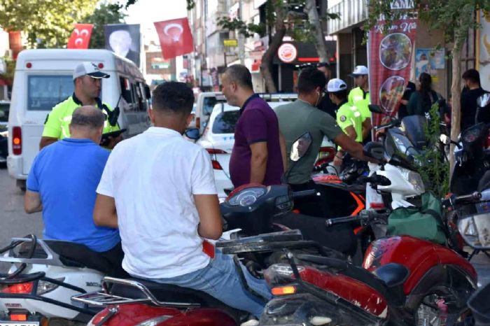 Adyaman'da Deprem Motosiklet Uygulamalar Sklatrld