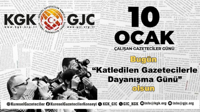 KGK: Bugn Katledilen Gazetecilerle Dayanma Gn olsun