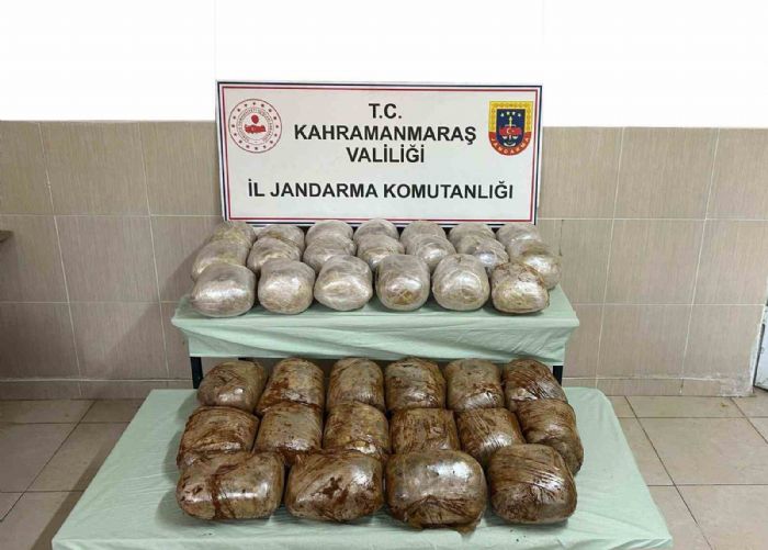 Kahramanmarata 48 kilo uyuturucu ele geirildi