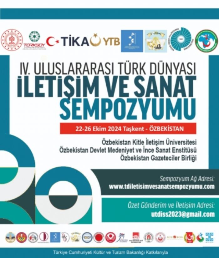 IV. Uluslararas Trk Dnyas iletiim ve sanat sempozyumu basn bildirisi