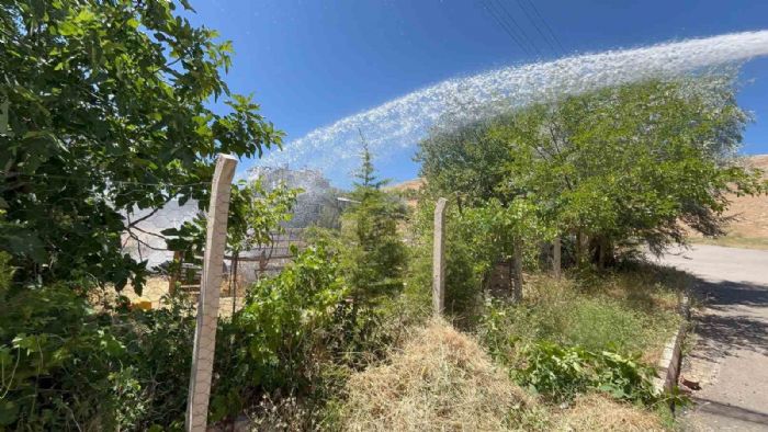 Elazığ’da korkutan yangın