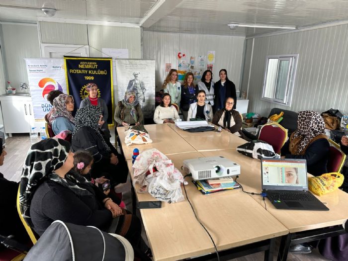 KONTEYNER KENTLERDE YAŞAYAN KADINLARA KANSER EĞİTİMİ VERİLDİ